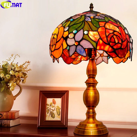 FUMAT Rose Table Lamp 12 Inches RT010541
