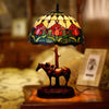 Tiffany Style Rose 12 Inches Table Lamp Stained Glass RT022502