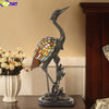 Tiffany Style Cranes 10 Inches Table Lamp Stained Glass CT022316