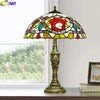 Tiffany Style Rose 16 Inches Table Lamp Stained Glass RT02209