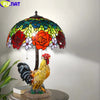 Tiffany Style Rose 16 Inches Table Lamp Stained Glass RT021509