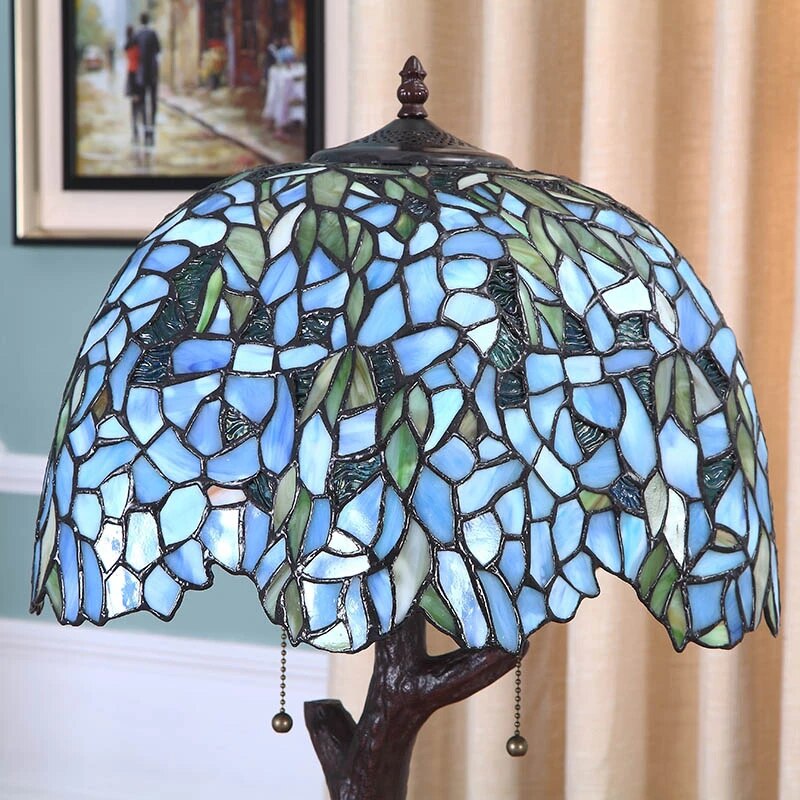 Tiffany Style Rose 16 Inches Table Lamp Stained Glass RT021711