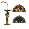 Tiffany Style Grape 16 Inches Table Lamp Stained Glass GT020901
