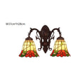 FUMAT Rose Green Leaf Pendant Lamp 7-24 Inches RP010346