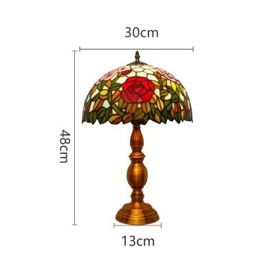 FUMAT Rose Table Lamp 12 Inches RT010542