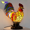 Tiffany Style Cock 13 Inches Table Lamp Stained Glass CT022312