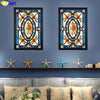 Tiffany Style Dragonfly Rose 15 Inches Wall Lamp Stained Glass DRW022206