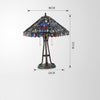 Tiffany Style Flower 16 Inches Table Lamp Stained Glass FT021507