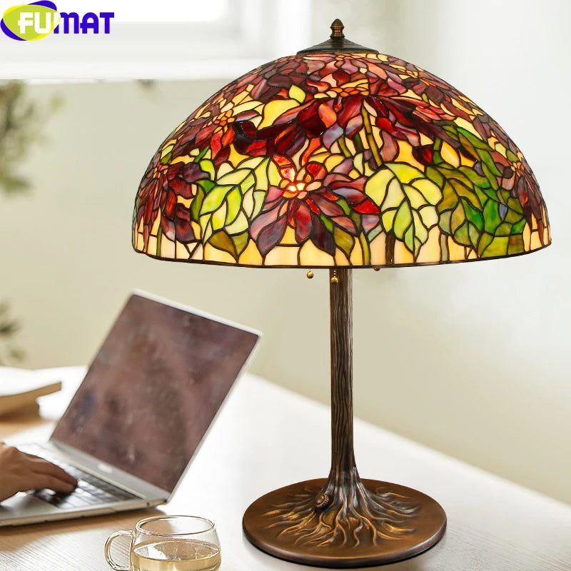Tiffany Style Hanging Garden 26 Inches Table Lamp Stained Glass GT021601