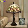 Tiffany Style Lotus 12 Inches Table Lamp Stained Glass LT021402