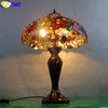 Tiffany Style Pink Rose 16 Inches Table Lamp Stained Glass RT021707