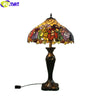 Tiffany Style Pink Rose 16 Inches Table Lamp Stained Glass RT021707