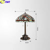 Tiffany Style Dragonfly 20 Inches Table Lamp Stained Glass DT021520