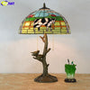 Tiffany Style Flower 12-16 Inches Table Lamp Stained Glass FT021726