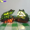 Tiffany Style Frog 2.5-9.5 Inches Table Lamp Stained Glass FT021112