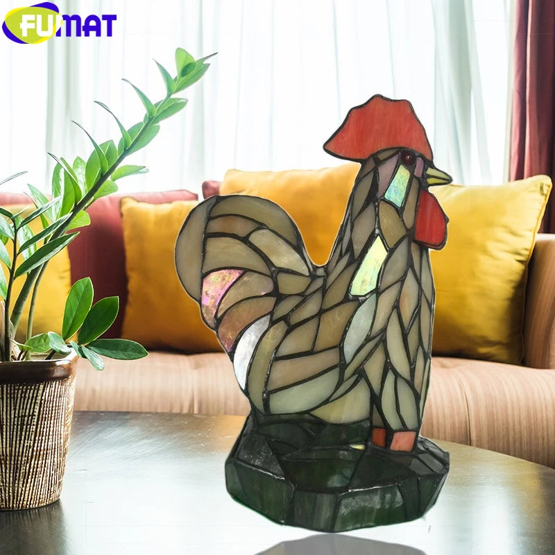 Tiffany Style Frog 2.5-9.5 Inches Table Lamp Stained Glass FT021112