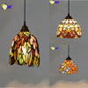 FUMAT Tiffany Style Grape 8 Inches Ceiling Lamp Stained Glass GC020921