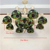 FUMAT Tiffany Style Grape 38 Inches Ceiling Lamp Stained Glass GC020908