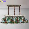FUMAT Tiffany Style Grape 43 Inches Ceiling Lamp Stained Glass GC020909