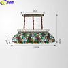 FUMAT Tiffany Style Grape 43 Inches Ceiling Lamp Stained Glass GC020909