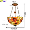FUMAT Tiffany Style Sunflower 16-20 Inches Ceiling Lamp Stained Glass SC020907